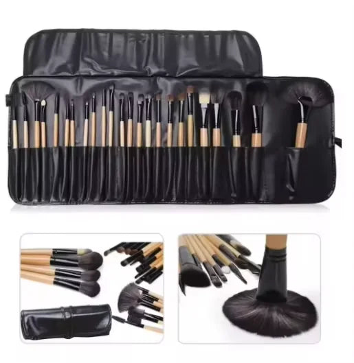 24 pcs Makeup Brush Sets Professional Cosmetics Brushes Eyebrow Powder Foundation Shadows Pinceaux Make Up Tools