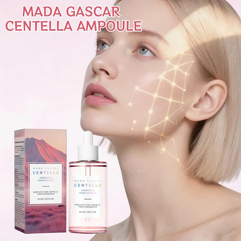 Centella Niacinamide Brightening Ampoule 55ml, Hydrating Serum Soothes Uneven Skin Tone, Daily Care For Clear Glowing Skin
