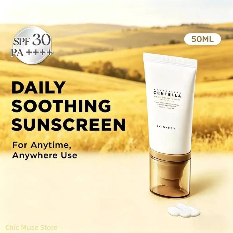 Korean Centella Sunscreen Series,Hyalu Cica Water Fit Air Sun Serum Sunscreen,ToneUp Brightening Sunblock 50ml Skincare Products