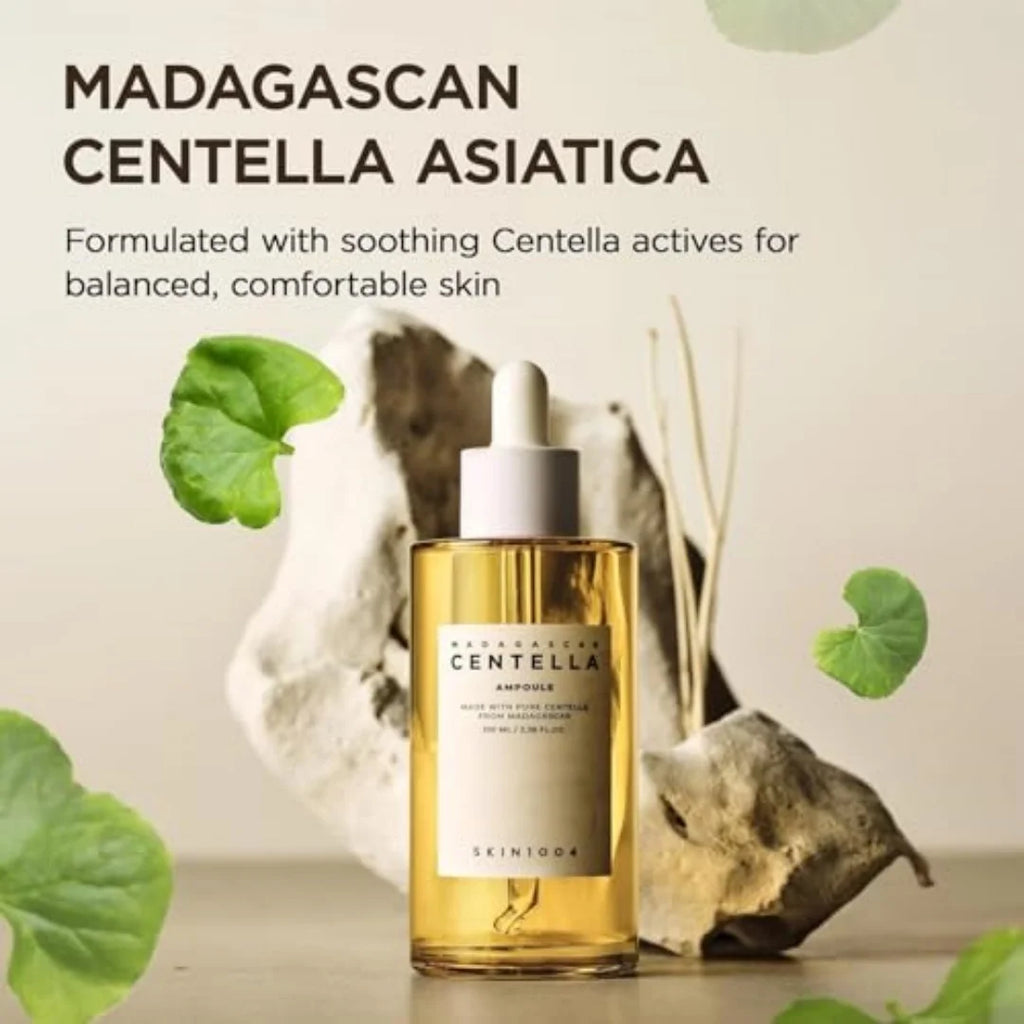 SKIN1004 Madagascar Centella Ampoule Korean Face Serum Centella Asiatica Hydrating Repair Soothing Sensitive Skin Facial Serum
